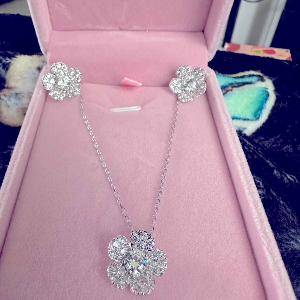 Necklace and earrings set